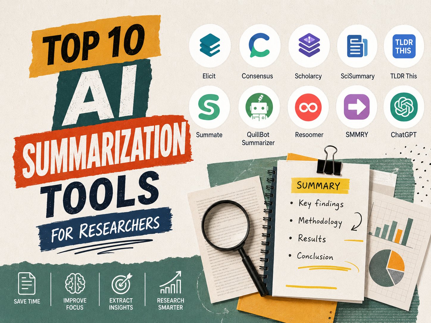 Top 10 AI Summarization Tools for Researchers in 2025