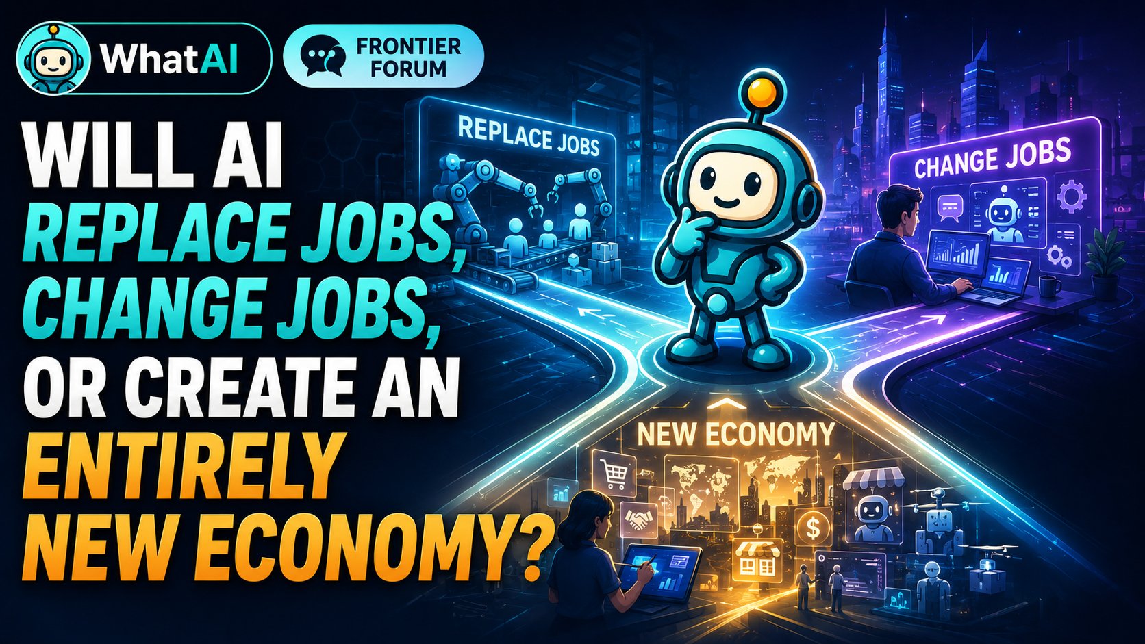 Will AI Replace Jobs, Change Jobs, or Create an Entirely New Economy?