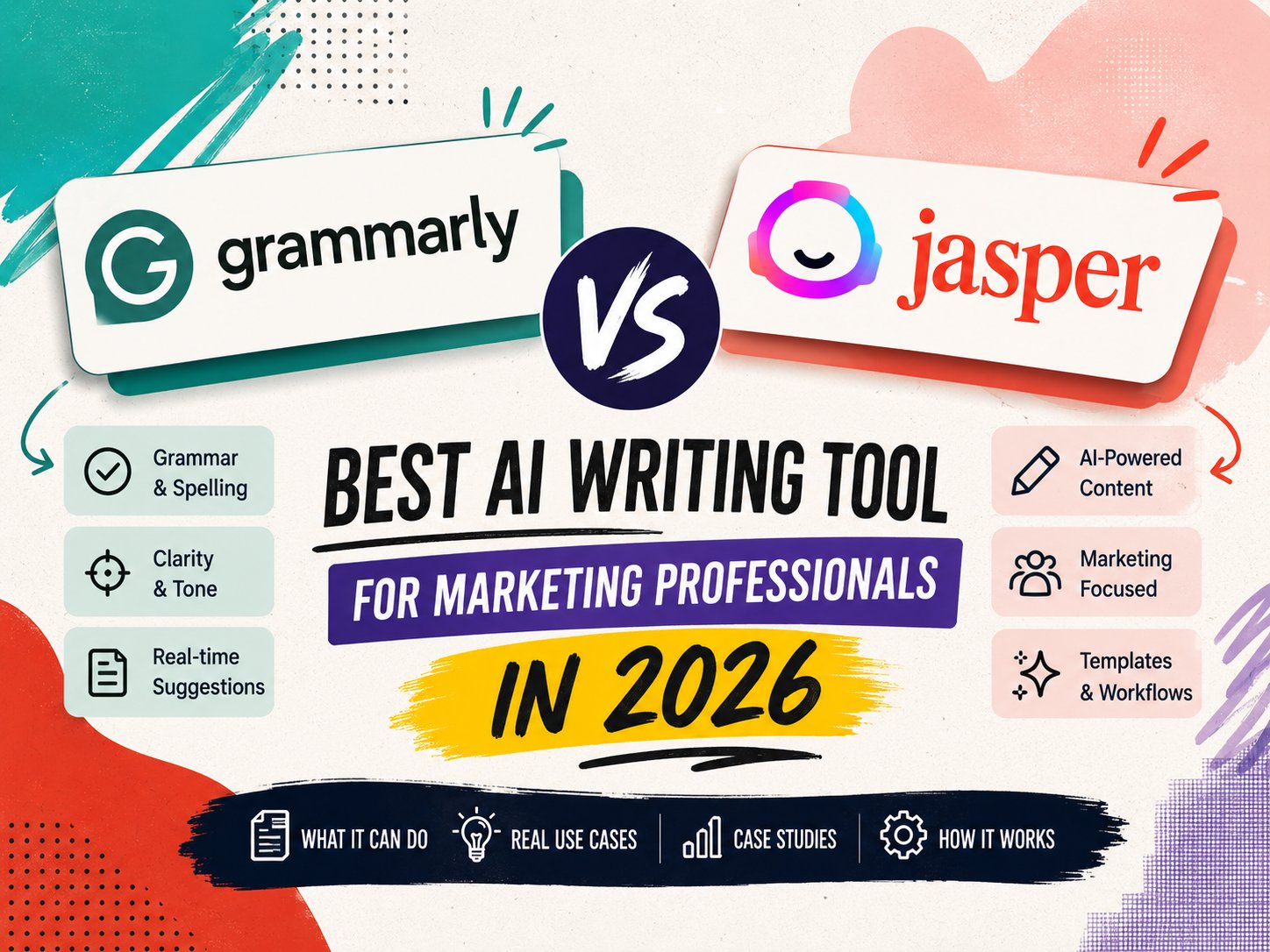 Grammarly vs Jasper: Best AI Writing Tool for Marketing Professionals in 2026