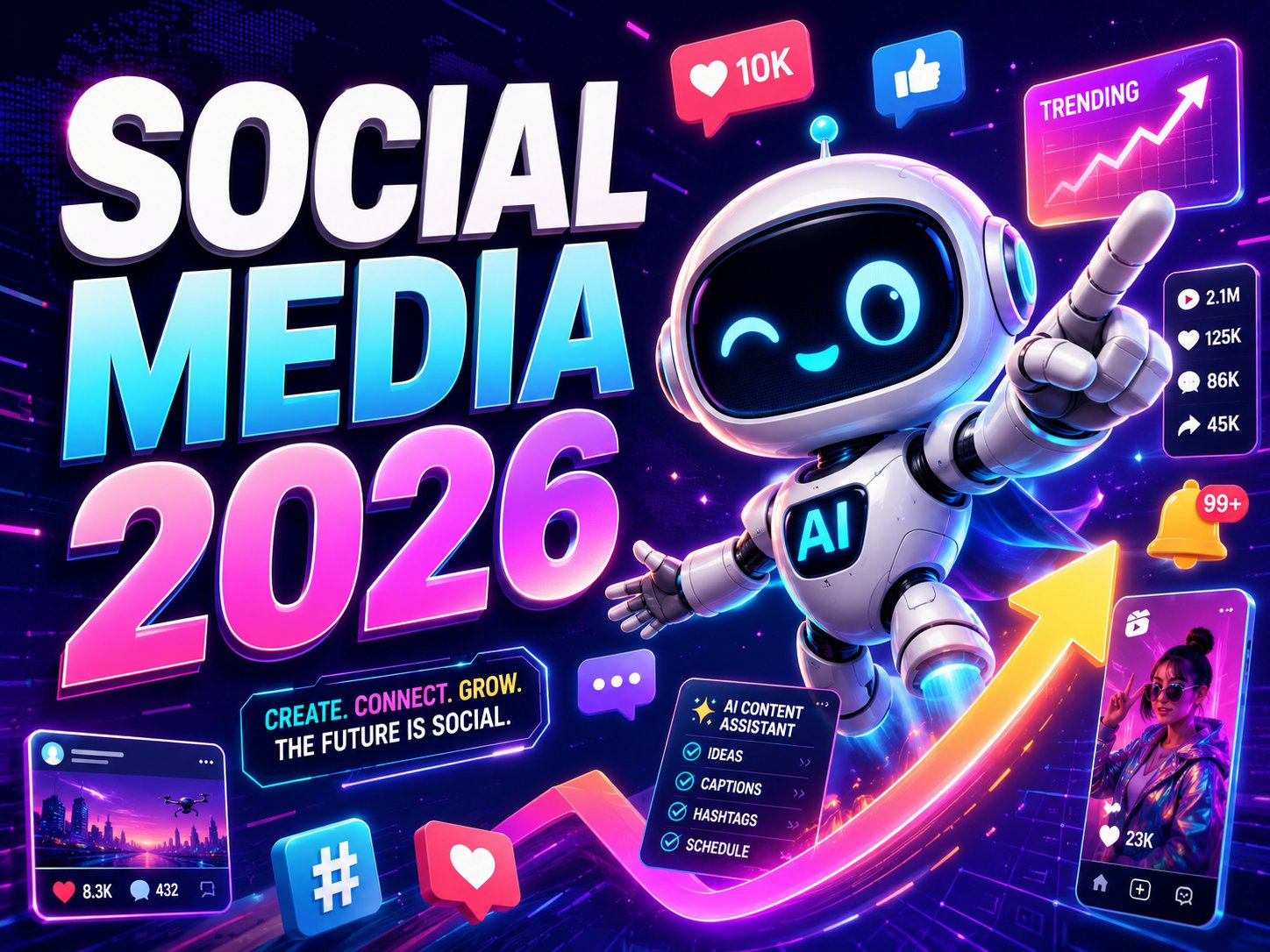 The Best AI for Creating Social Media Posts in 2026