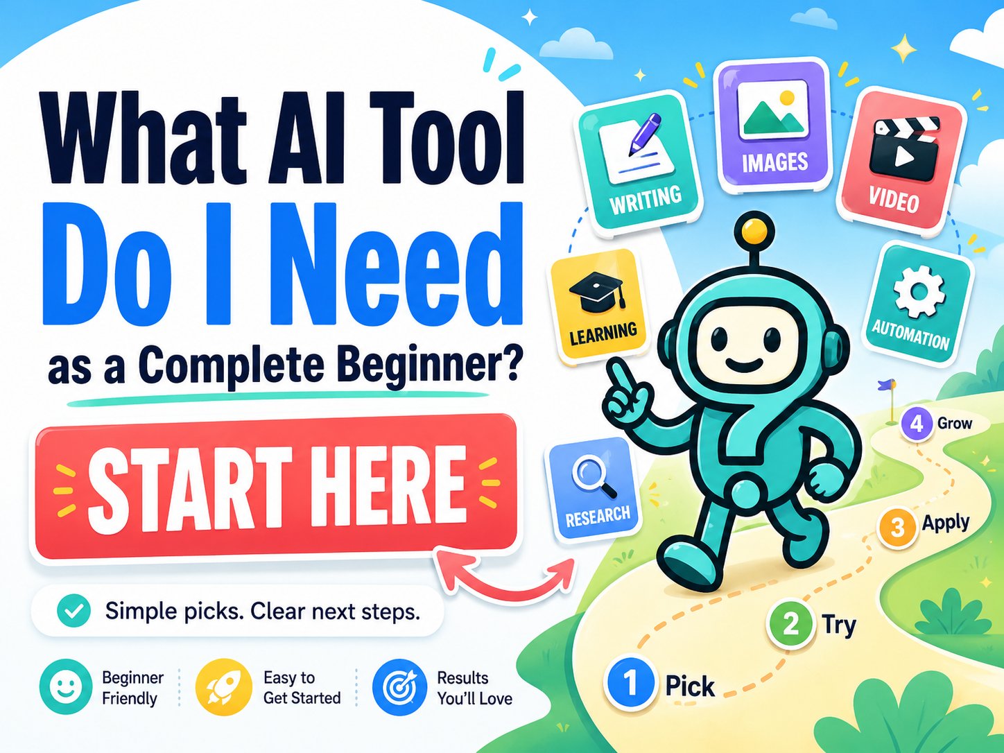 What AI Tool Do I Need as a Complete Beginner? Start Here (updated 2026)