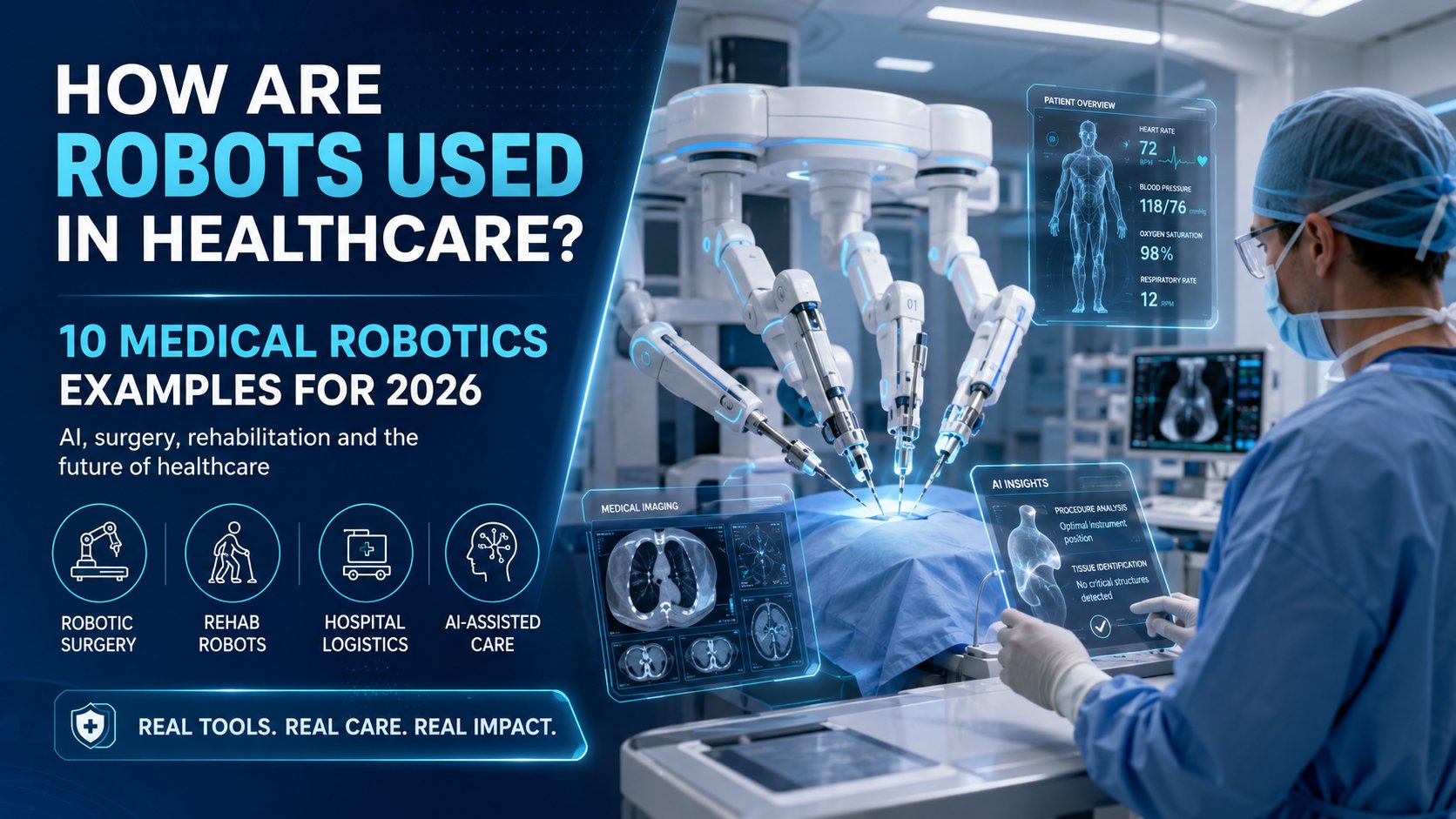 How Are Robots Used in Healthcare? 10 Medical Robotics Examples for 2026